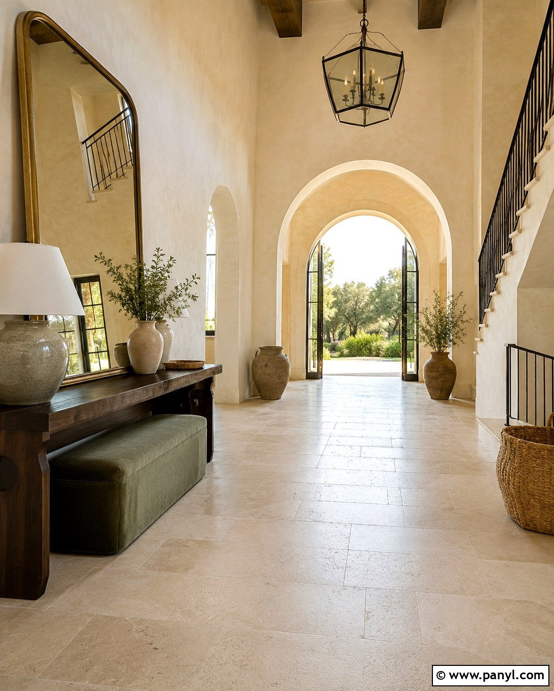 Limestone Beige Mediterranean Wall Color - 20 Mediterranean Wall Colors