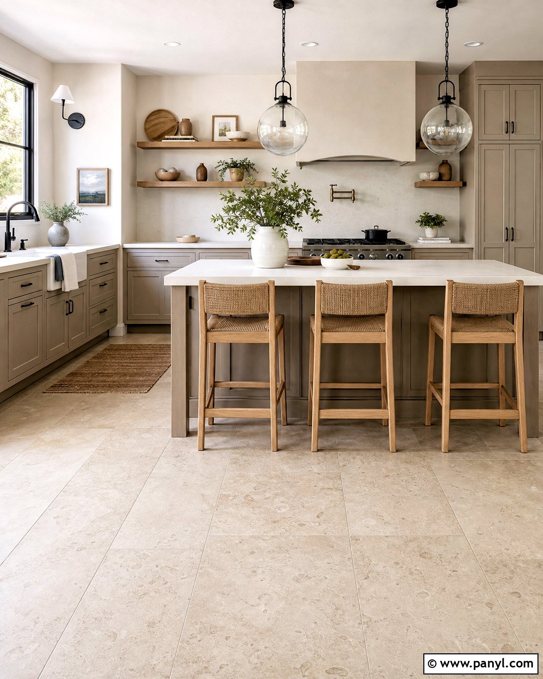 Limestone Look Floor Tile - 20 latest floor tiles for home ideas