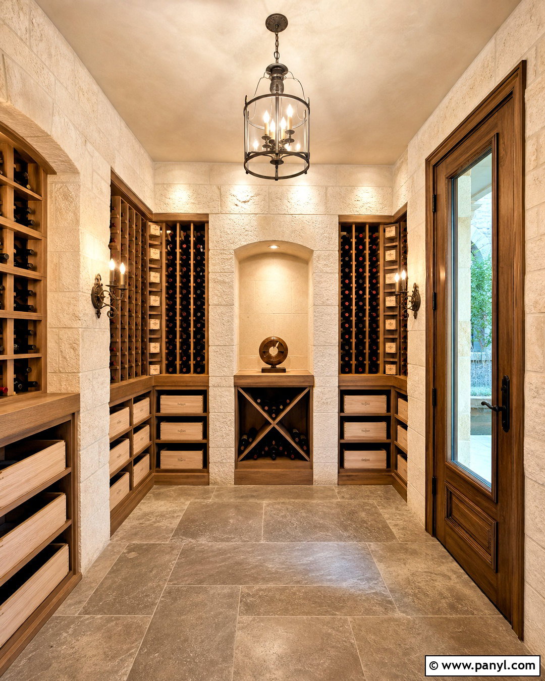 Limestone Wine Cellar Wall - 20 wine cellar wall ideas