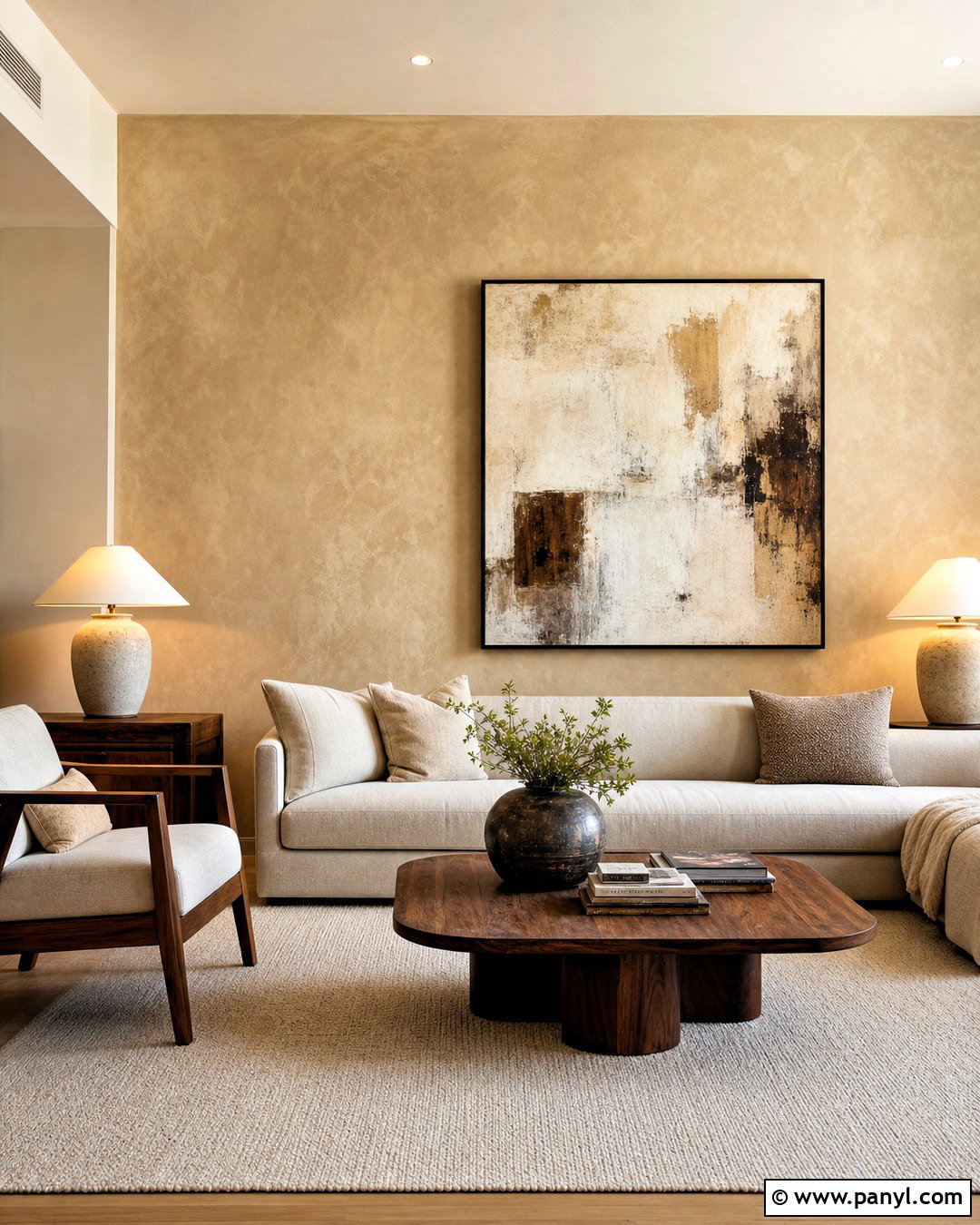 Limewash Accent Wall - 20 interior wall painting ideas
