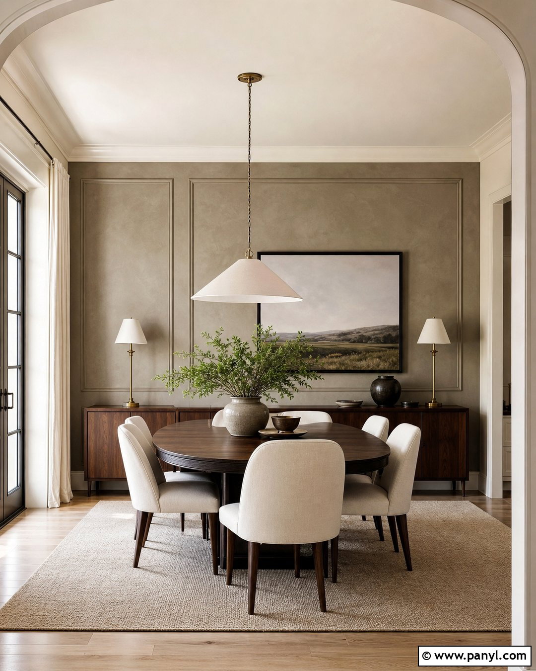 Limewash Accent Wall With Picture Molding - 35 limewash accent wall ideas