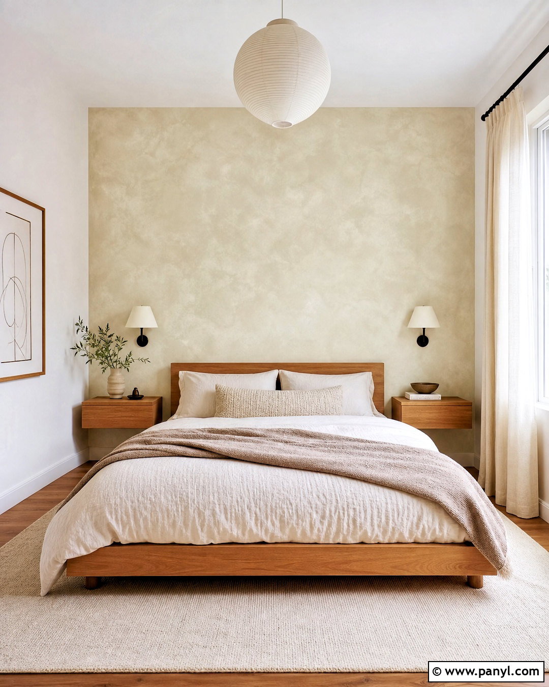 Limewash Bedroom Accent Wall - 20 small bedroom accent wall ideas