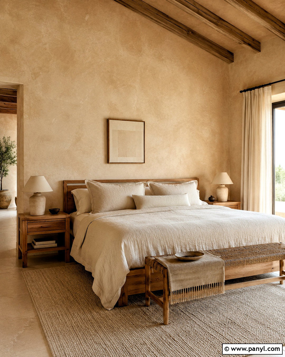 Limewash Bedroom Walls - 35 Wall Paint Bedroom Ideas