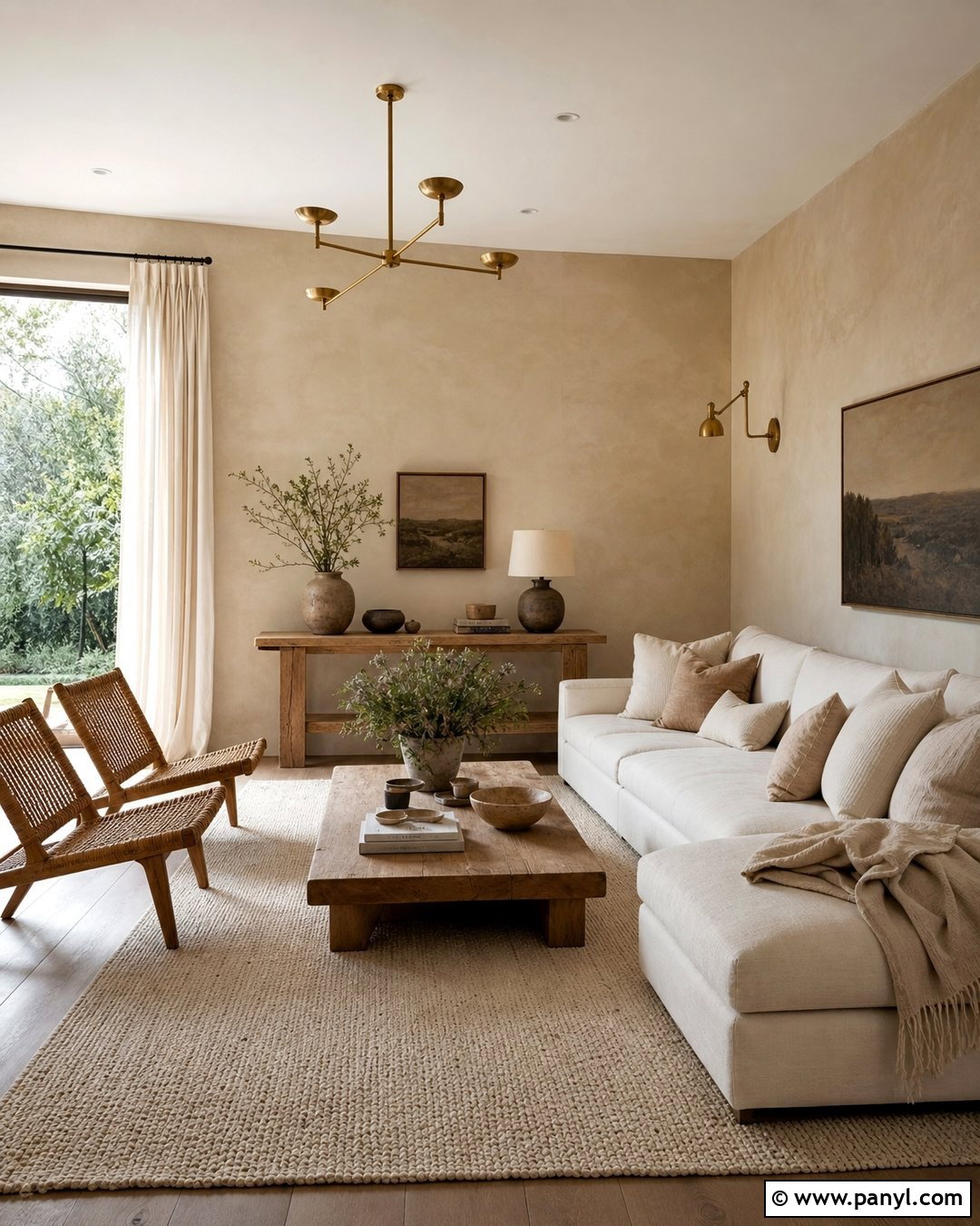 Limewash Beige Living Room Walls - 50 home wall colour ideas