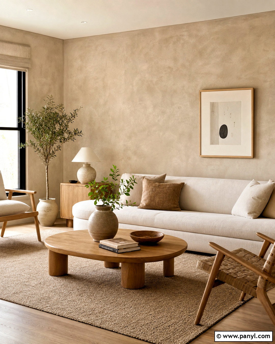 Limewash Effect Wall - 20 how to paint a wall ideas