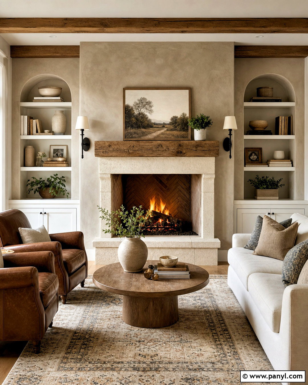 Limewash Fireplace Living Room - 20 limewash walls living rooms