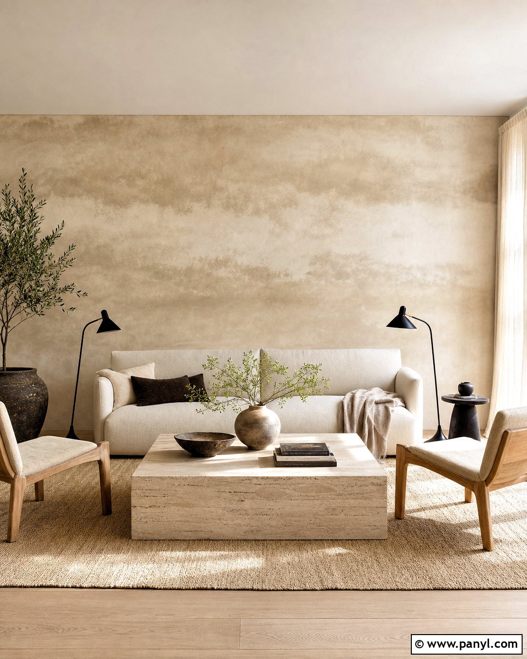 Limewash Gradient Wall - 20 gradient wall ideas