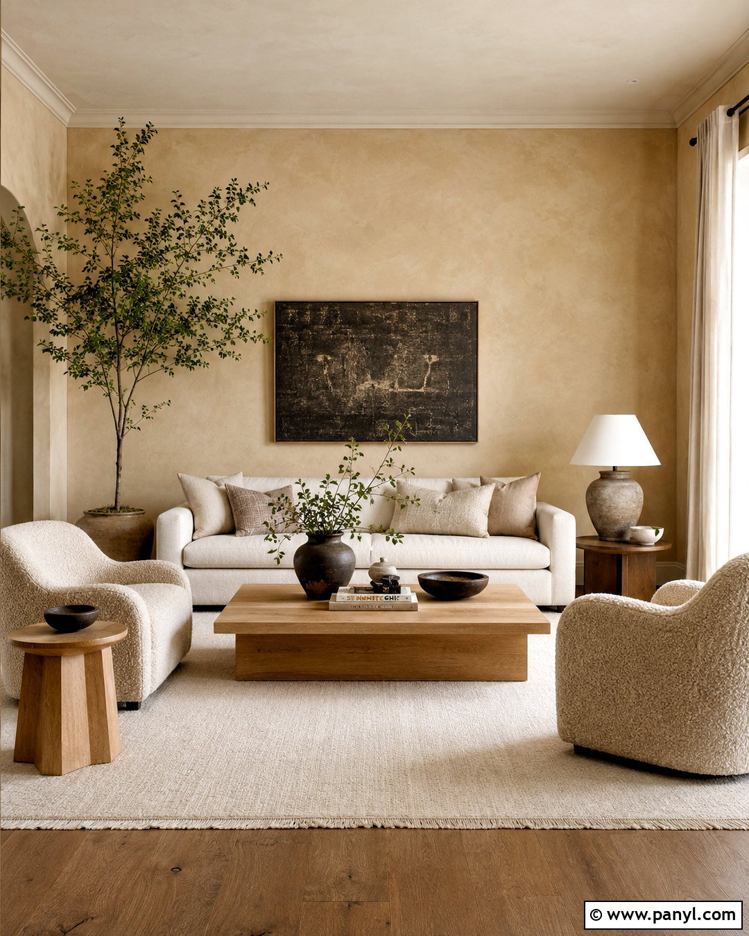 Limewash Living Room Walls - 20 painting ideas for home walls