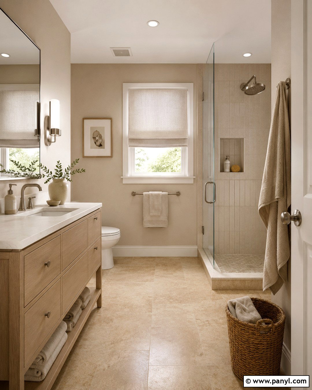 Linen Beige Bathroom - 20 Beige Bathroom Colors