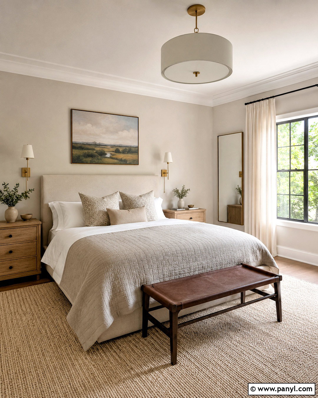 Linen Neutral Guest Room - 20 neutral room colors