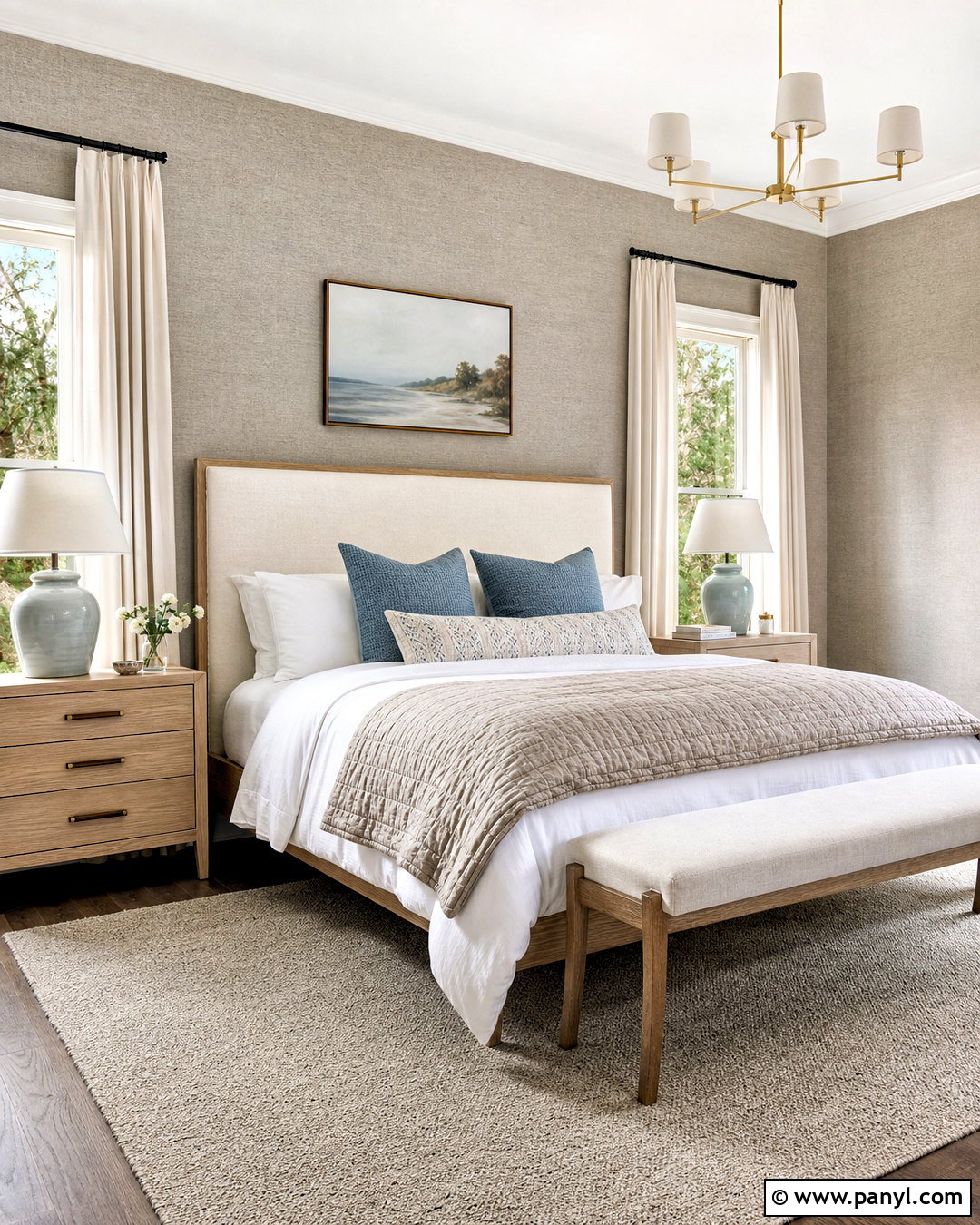 Linen Textured Wallpaper Bedroom - 20 textured wallpaper ideas