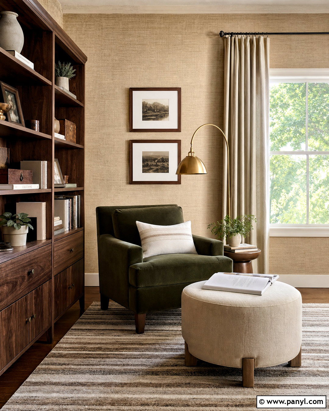 Linen Textured Wallpaper Wall - 20 modern textured walls