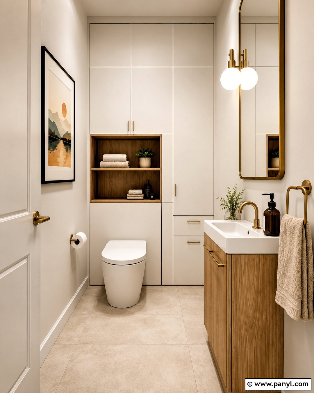 Little Toilet With Built-In Storage - 20 little toilet ideas