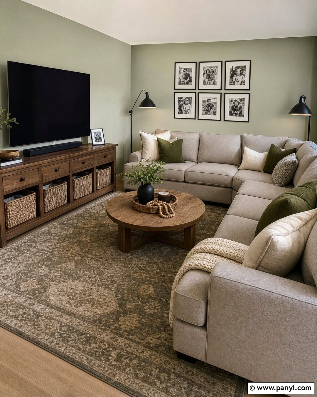 Liveable Green Family Room Walls - 20 Sherman Williams Green Walls