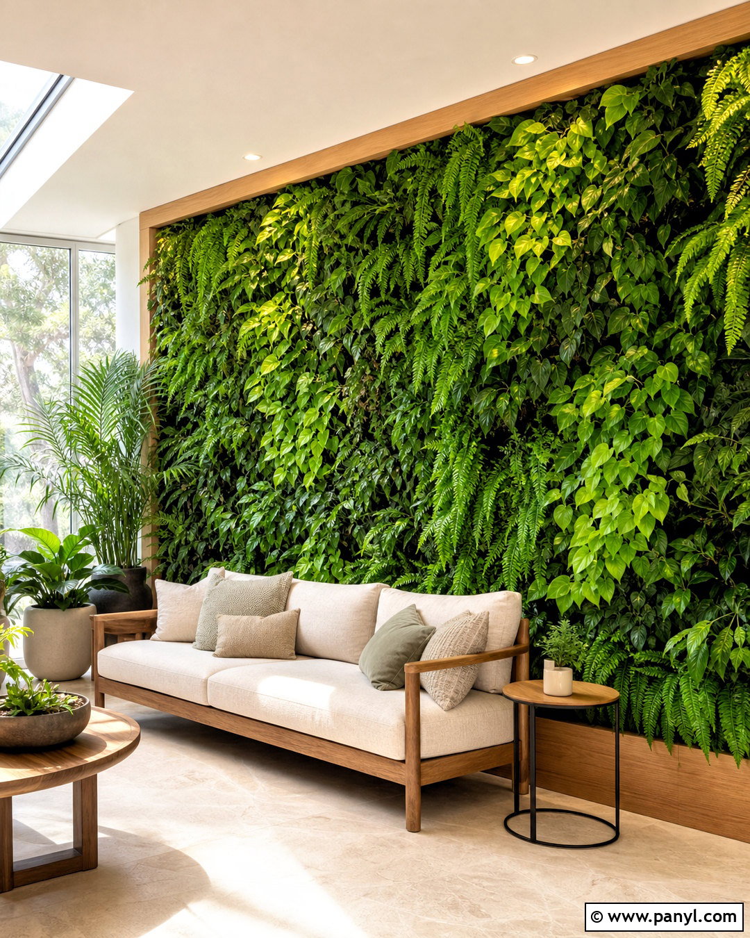Living Green Plant Wall - 20 green wall background ideas