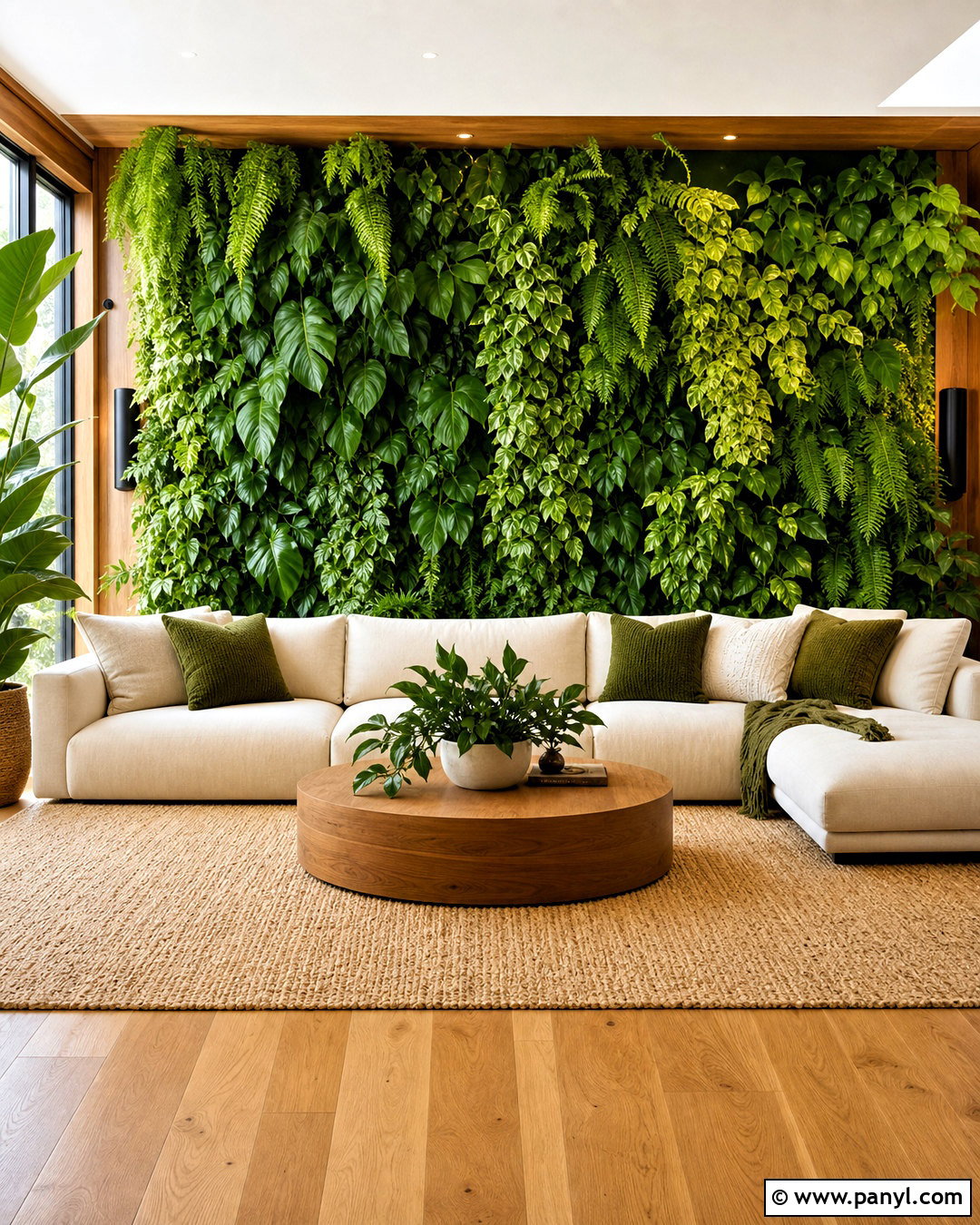 Living Room Green Wall - 20 greenwall interior design ideas