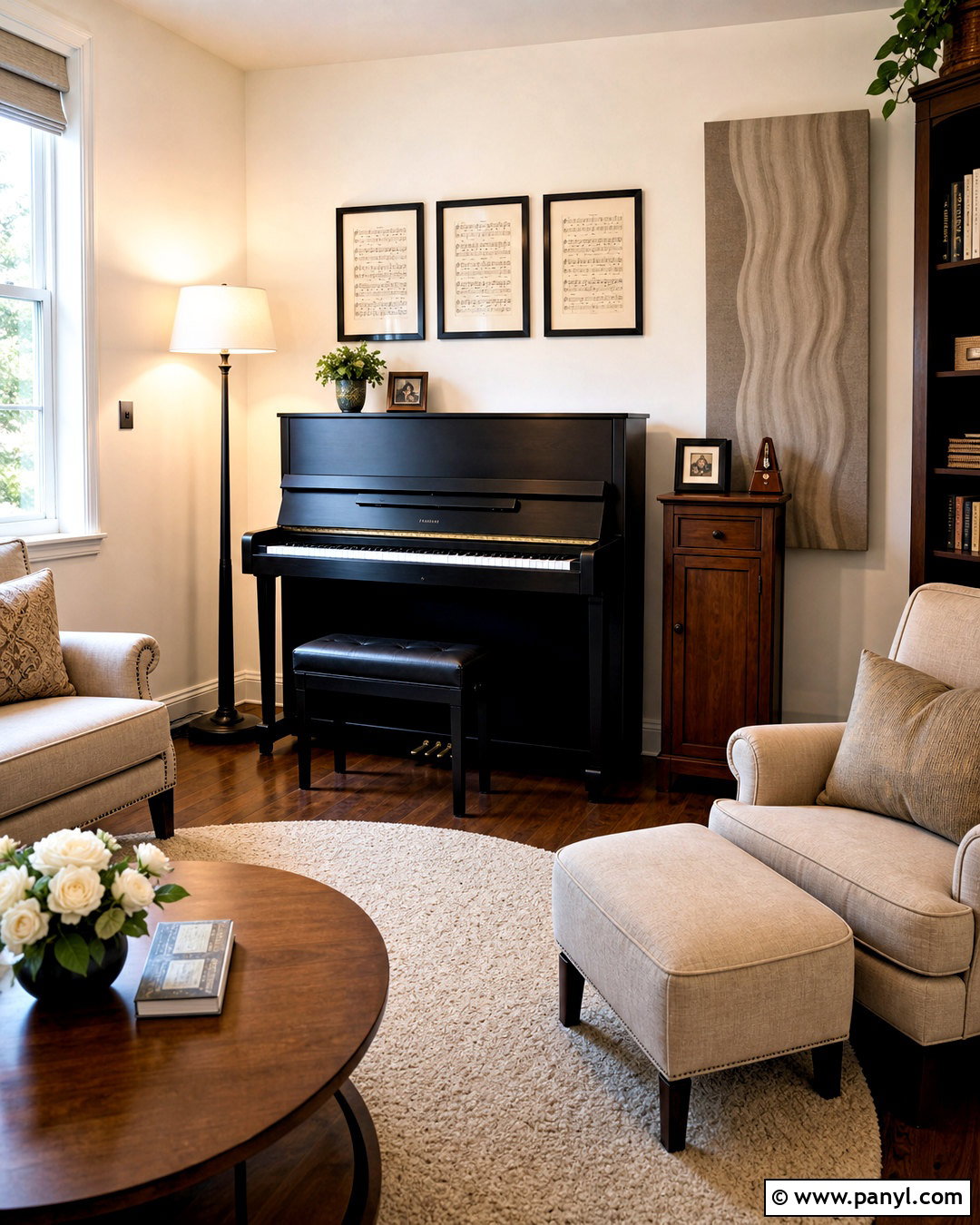 Living Room Music Corner - 20 home music room design ideas