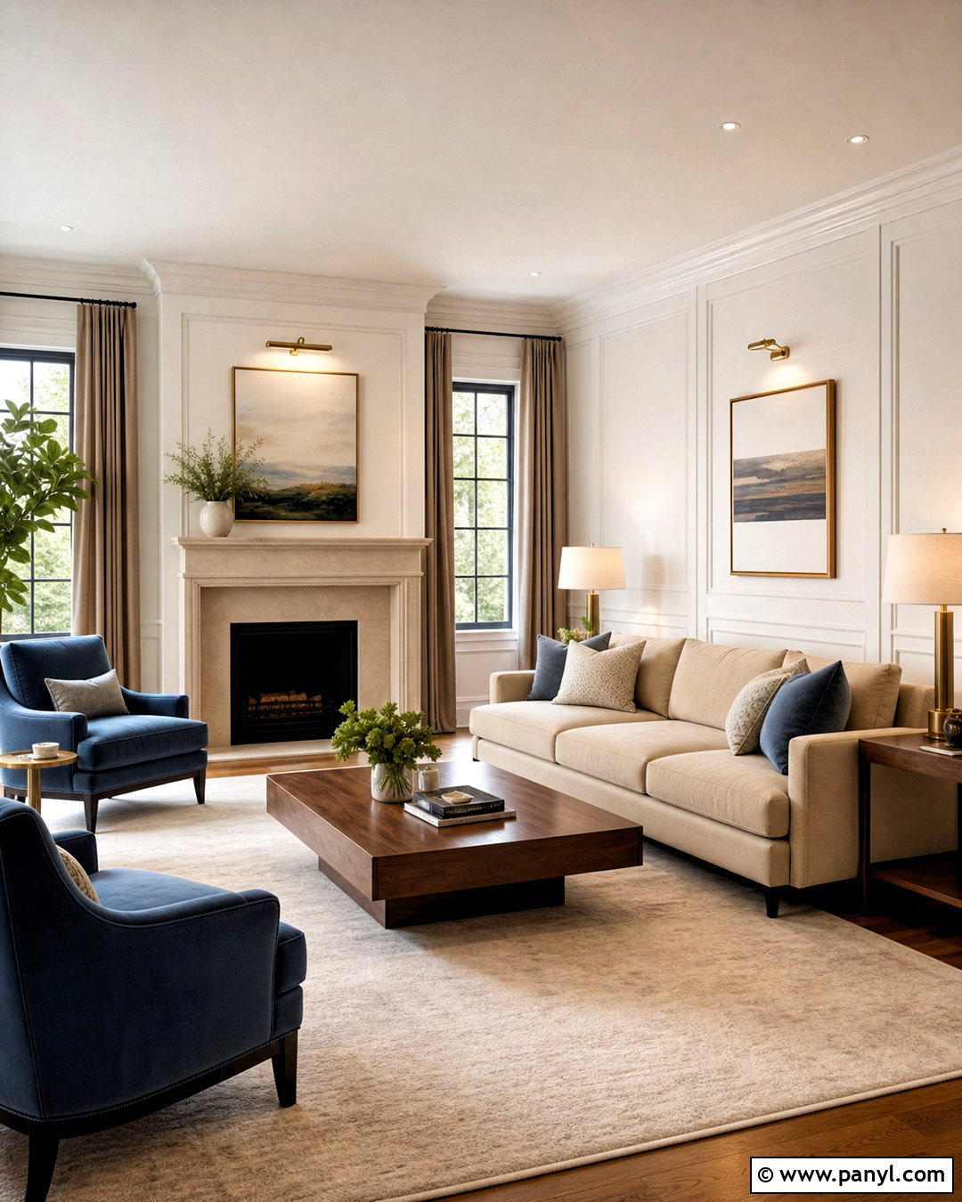 Living Room Wainscoting - 20 wainscoting ideas