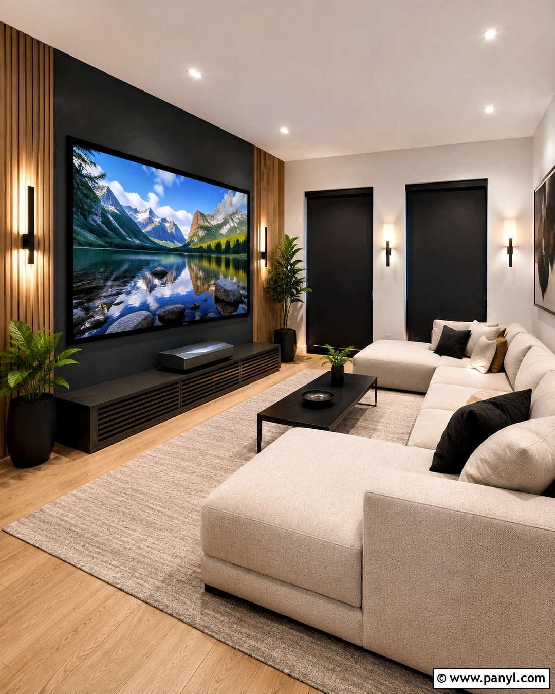Living Room With Ultra Short Throw Projector - 20 living room with projector ideas