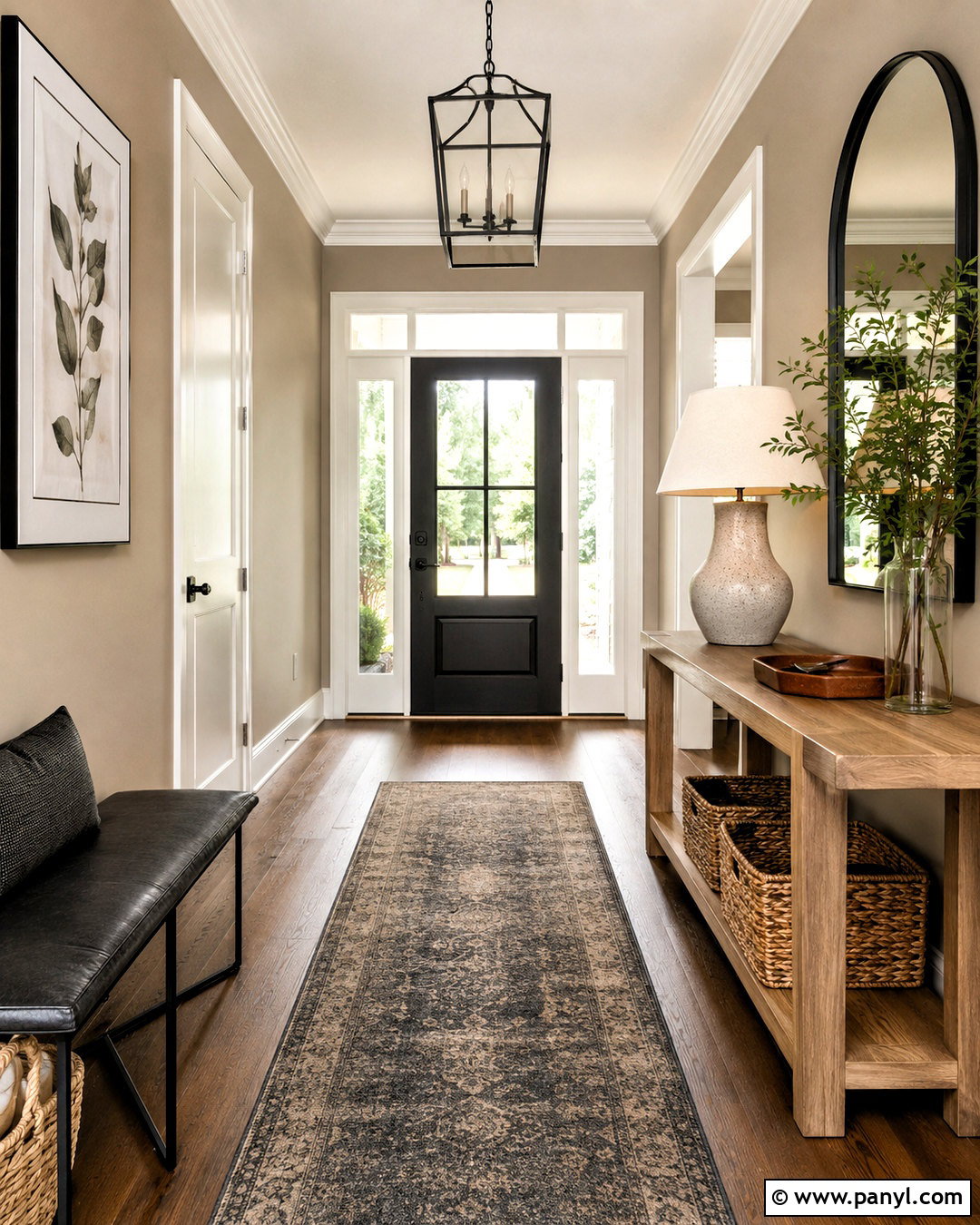 Loggia Entryway With Black Accents - 20 loggia sherwin williams ideas