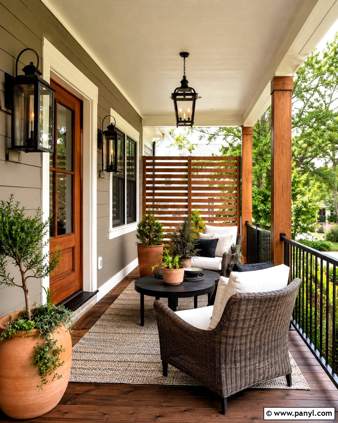 Loggia Front Porch With Cedar Accents - 20 loggia sherwin williams ideas