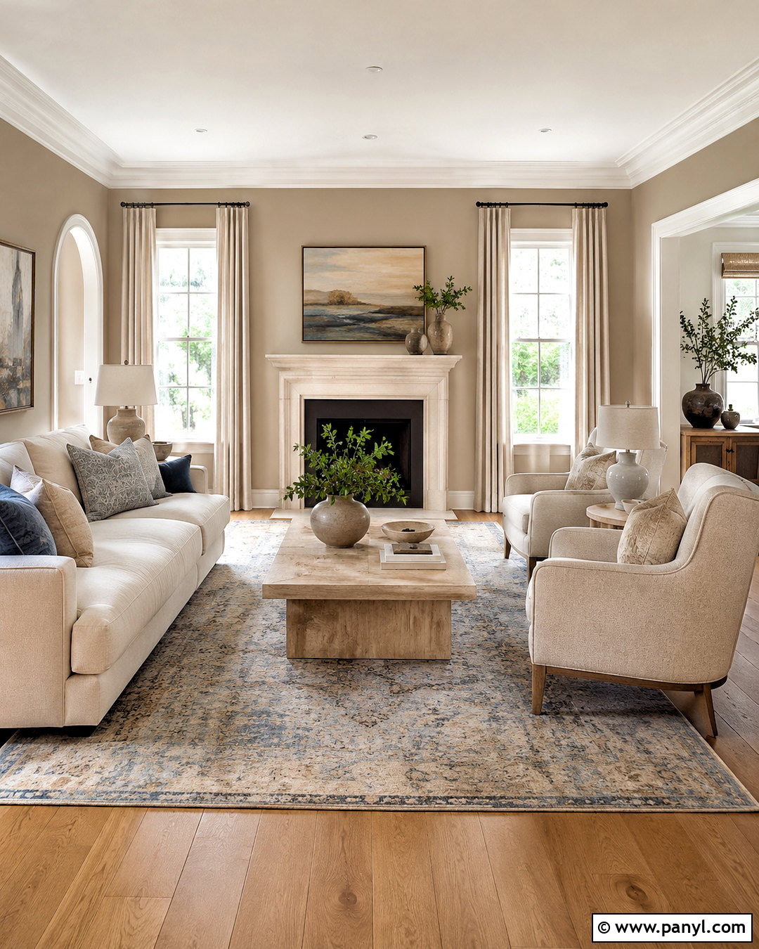 Loggia Living Room With White Trim - 20 loggia sherwin williams ideas