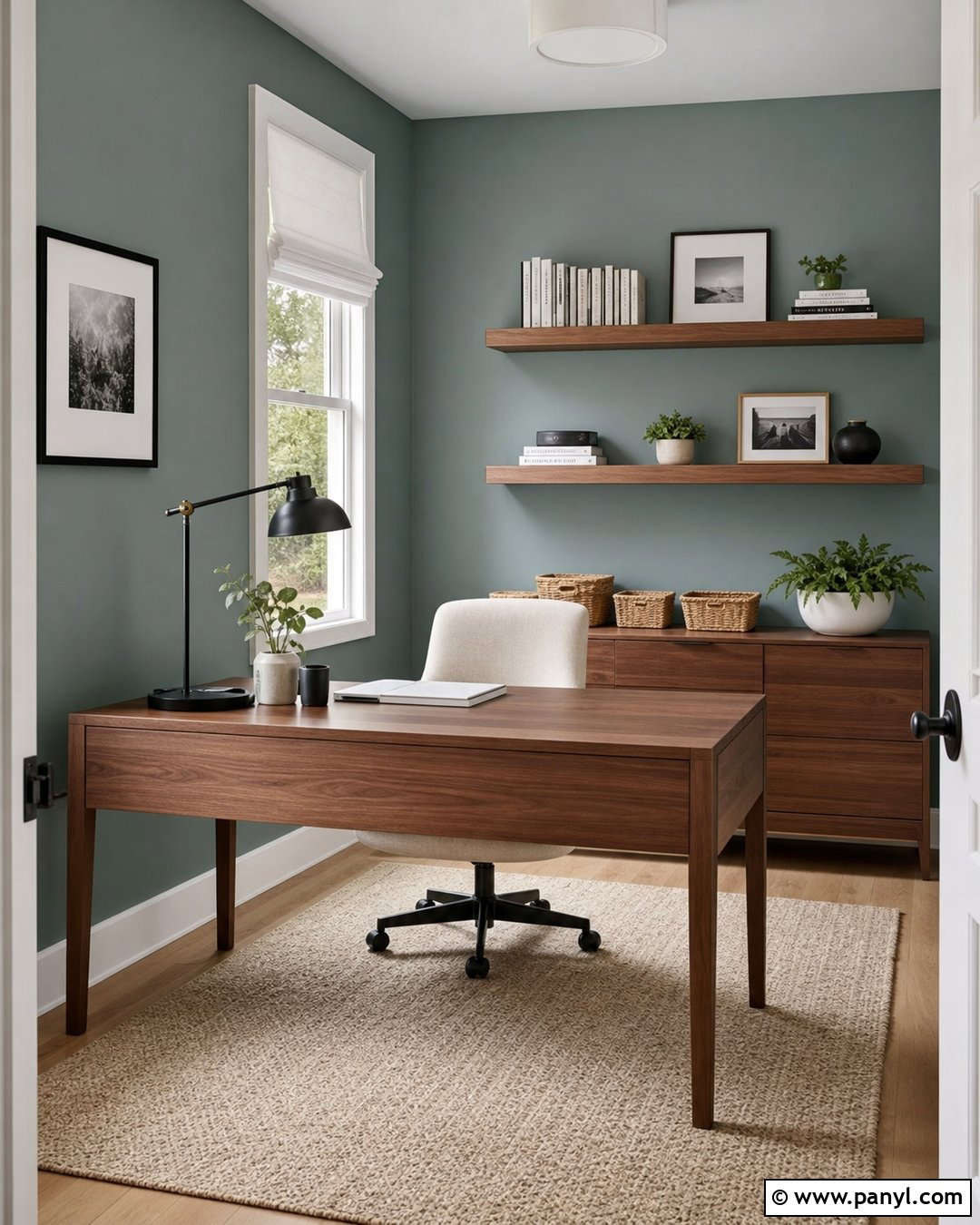 Looking Glass Home Office - 20 Looking Glass Paint Color Ideas