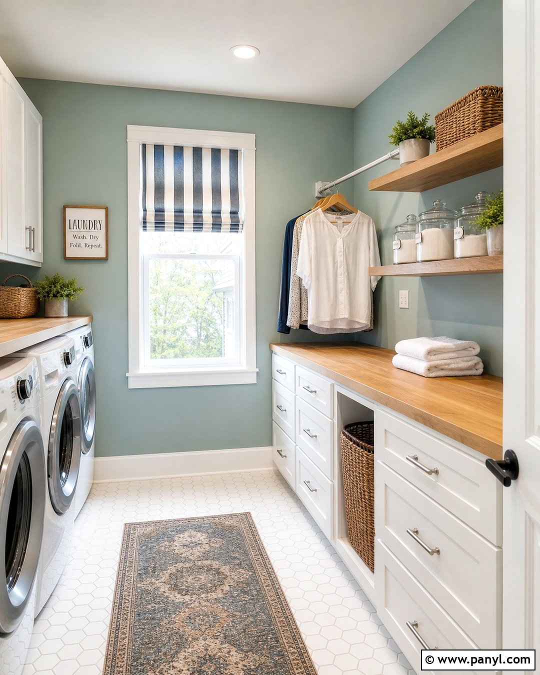 Looking Glass Laundry Room - 20 Looking Glass Paint Color Ideas