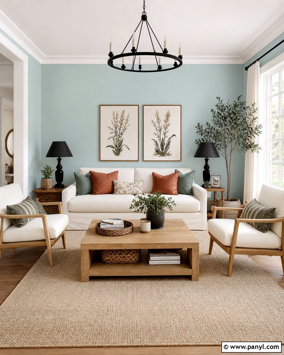 Looking Glass Living Room - 20 Looking Glass Paint Color Ideas