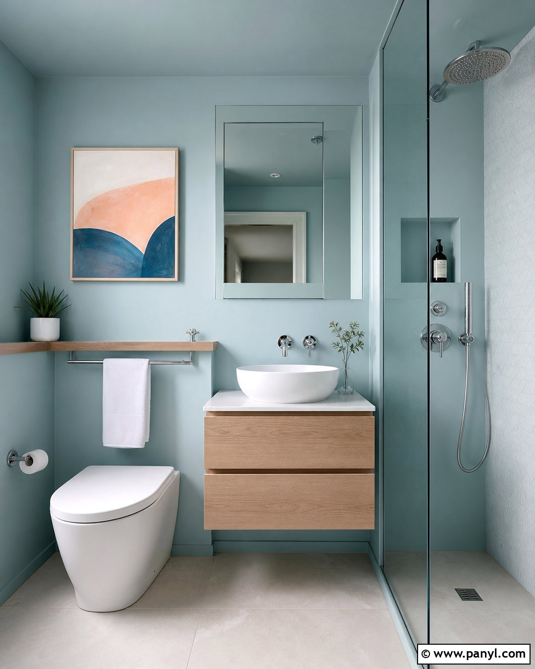 Looking Glass Small Bathroom - 20 Looking Glass Paint Color Ideas