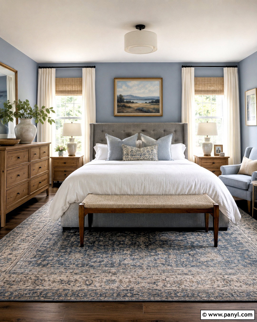 Lookout Point Bedroom - 20 light blue paint colors for bedroom ideas