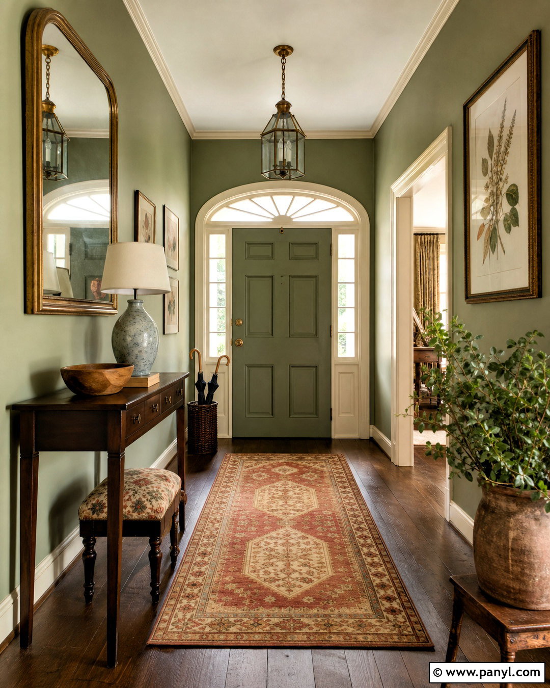 Louisburg Green Entryway - 20 louisburg green benjamin moore ideas