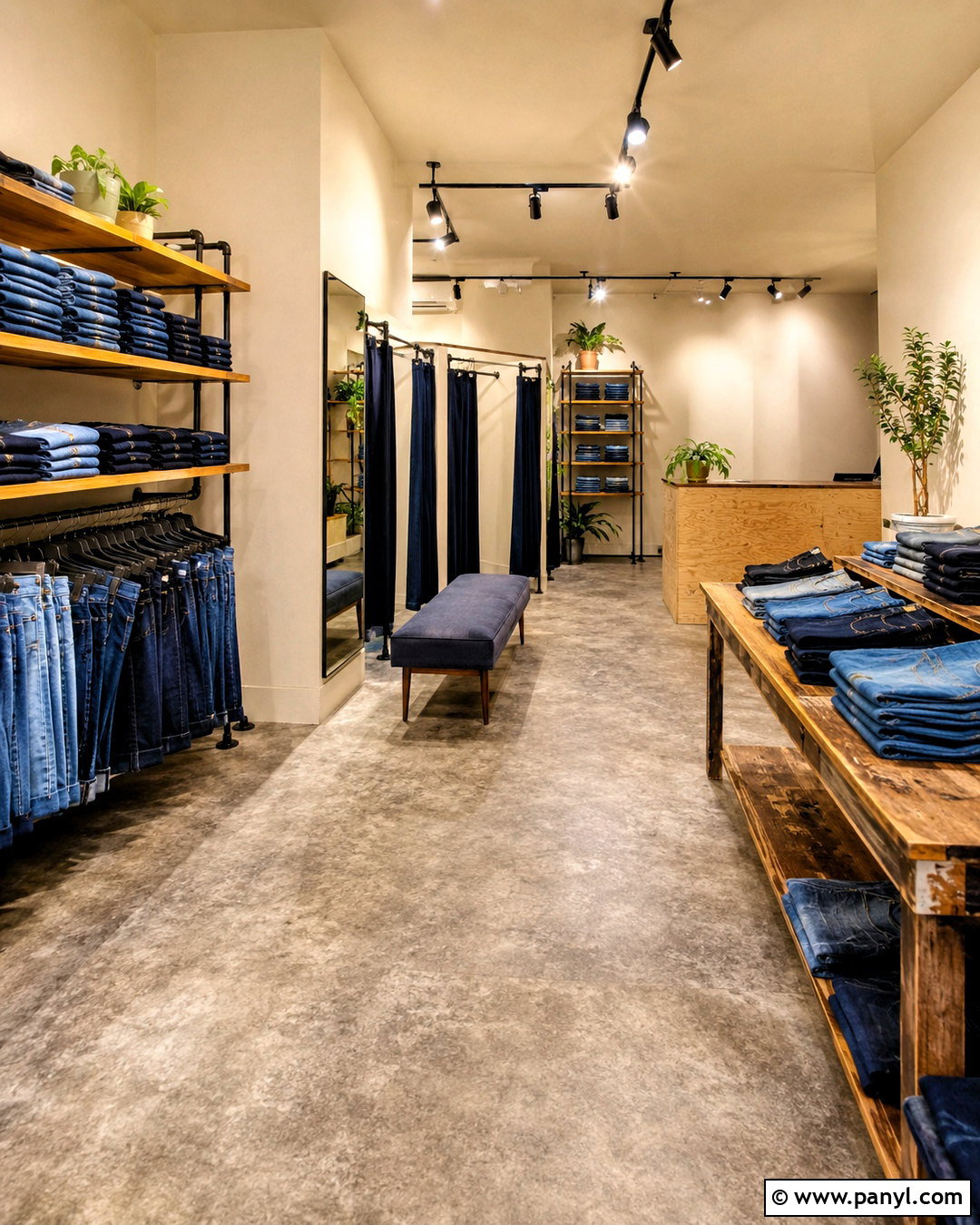 Low Budget Denim Store - 20 denim store ideas