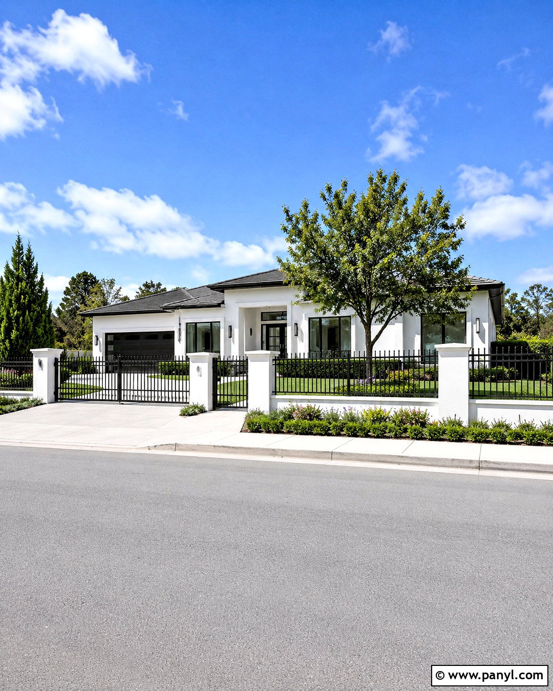 Low Compound Wall With Railings - 20 compound wall design exterior modern simple ideas