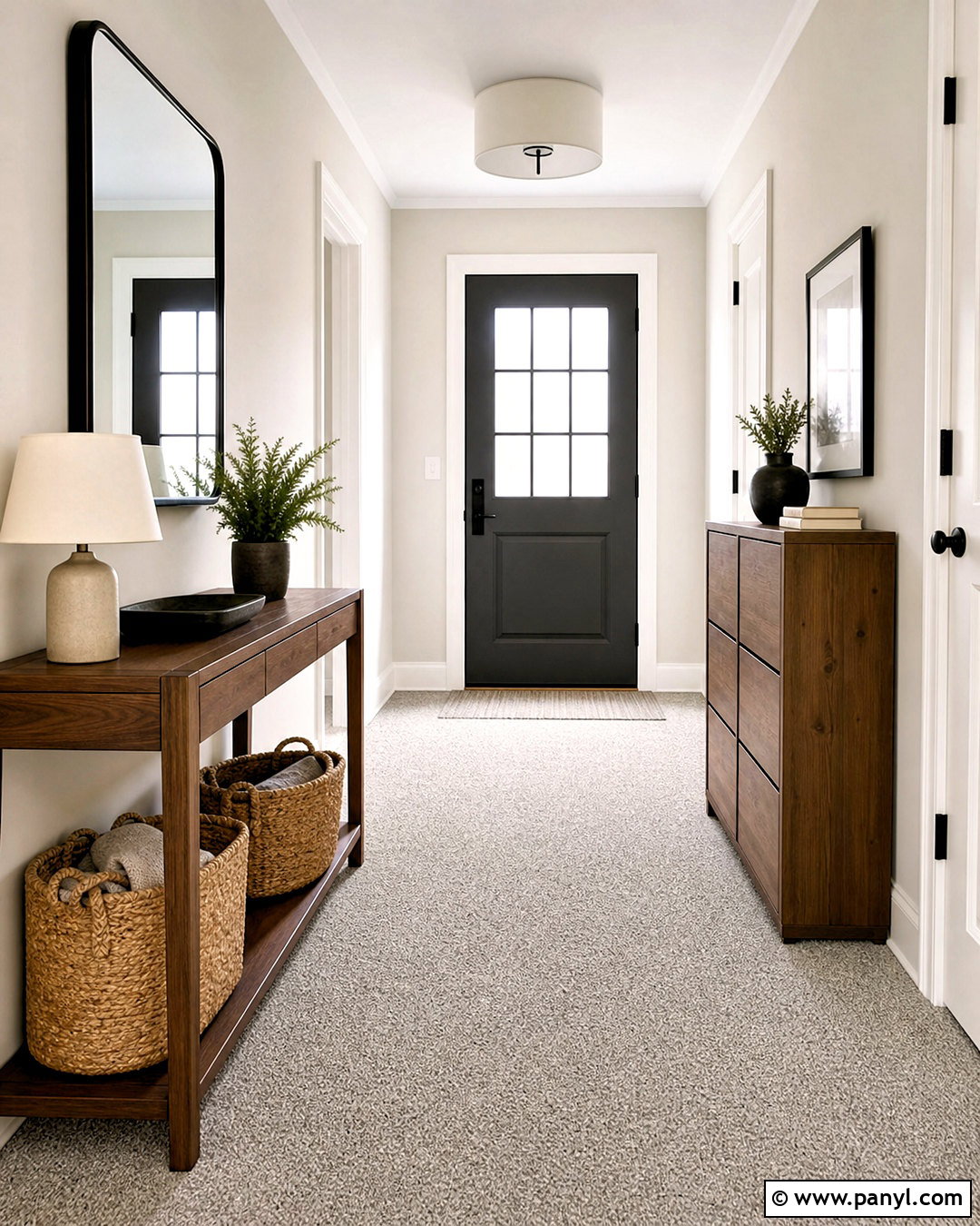 Low Pile Nylon Carpet for Entryway - 20 high traffic carpet ideas
