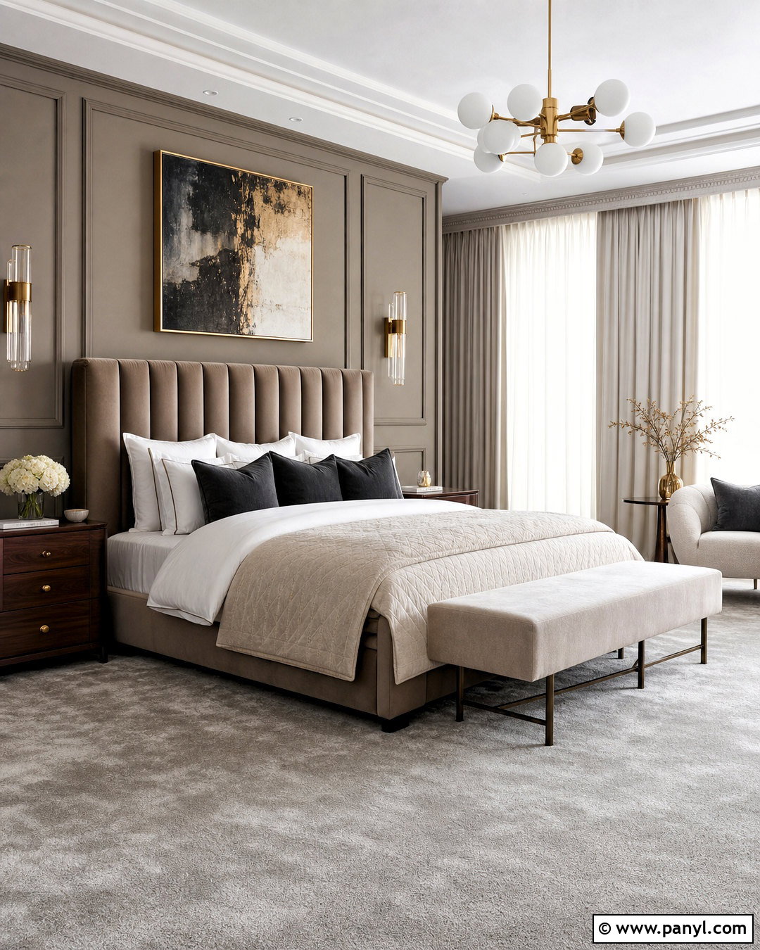 Luxury Bedroom With Grey Carpet - 20 bedroom ideas grey carpet ideas