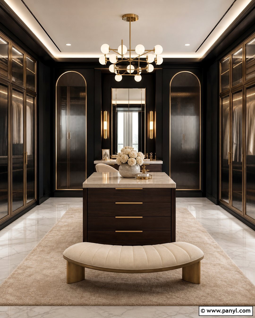 Luxury Black Wall Dressing Room - 20 Black Wall Dressing Room Ideas