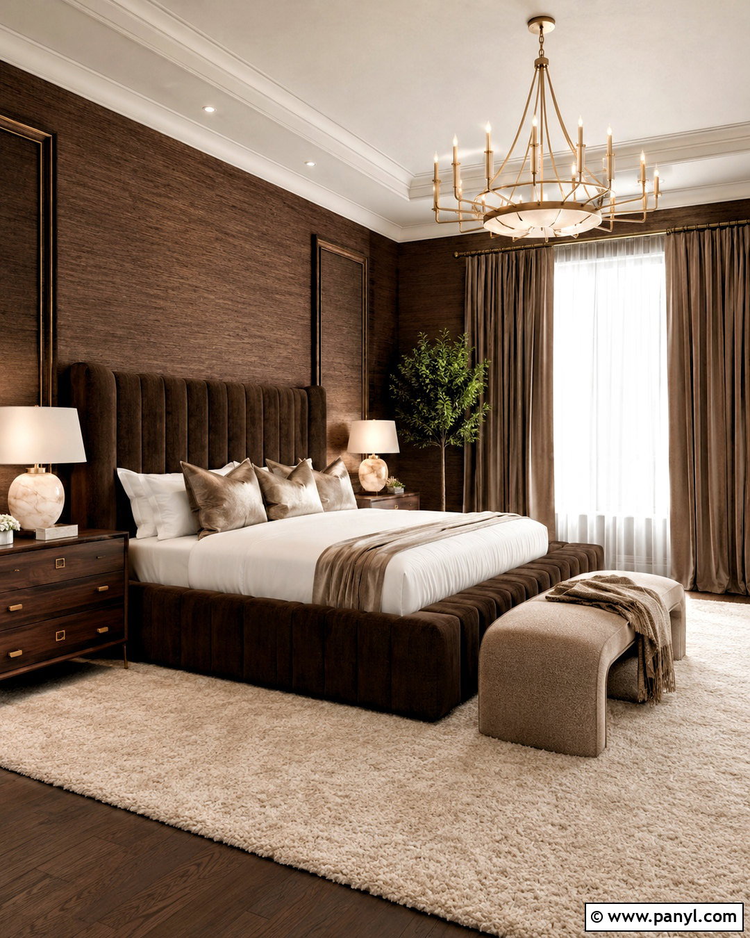Luxury Chocolate Brown Bedroom - 20 chocolate brown bedroom ideas