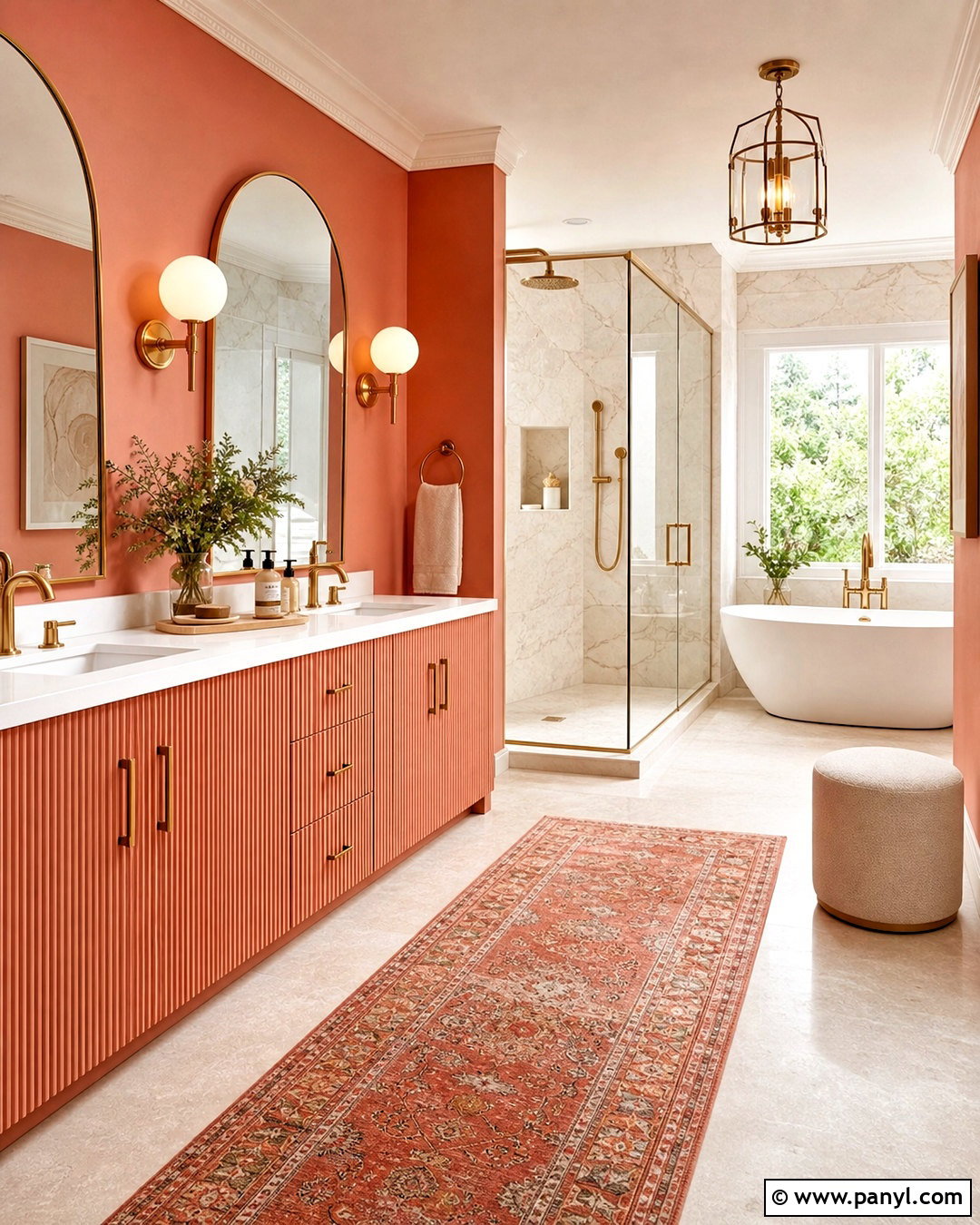 Luxury Coral Bathroom - 20 coral bathroom ideas