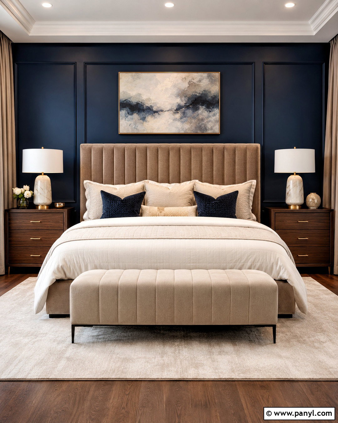 Luxury Dark Wall Bedroom - 20 dark wall bedroom ideas