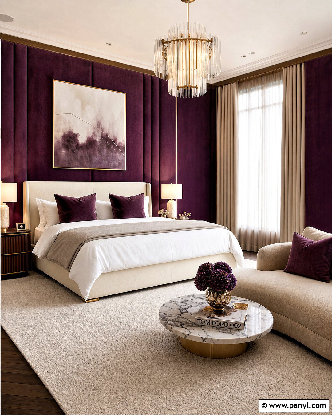 Luxury Eggplant Bedroom - 20 eggplant bedroom ideas