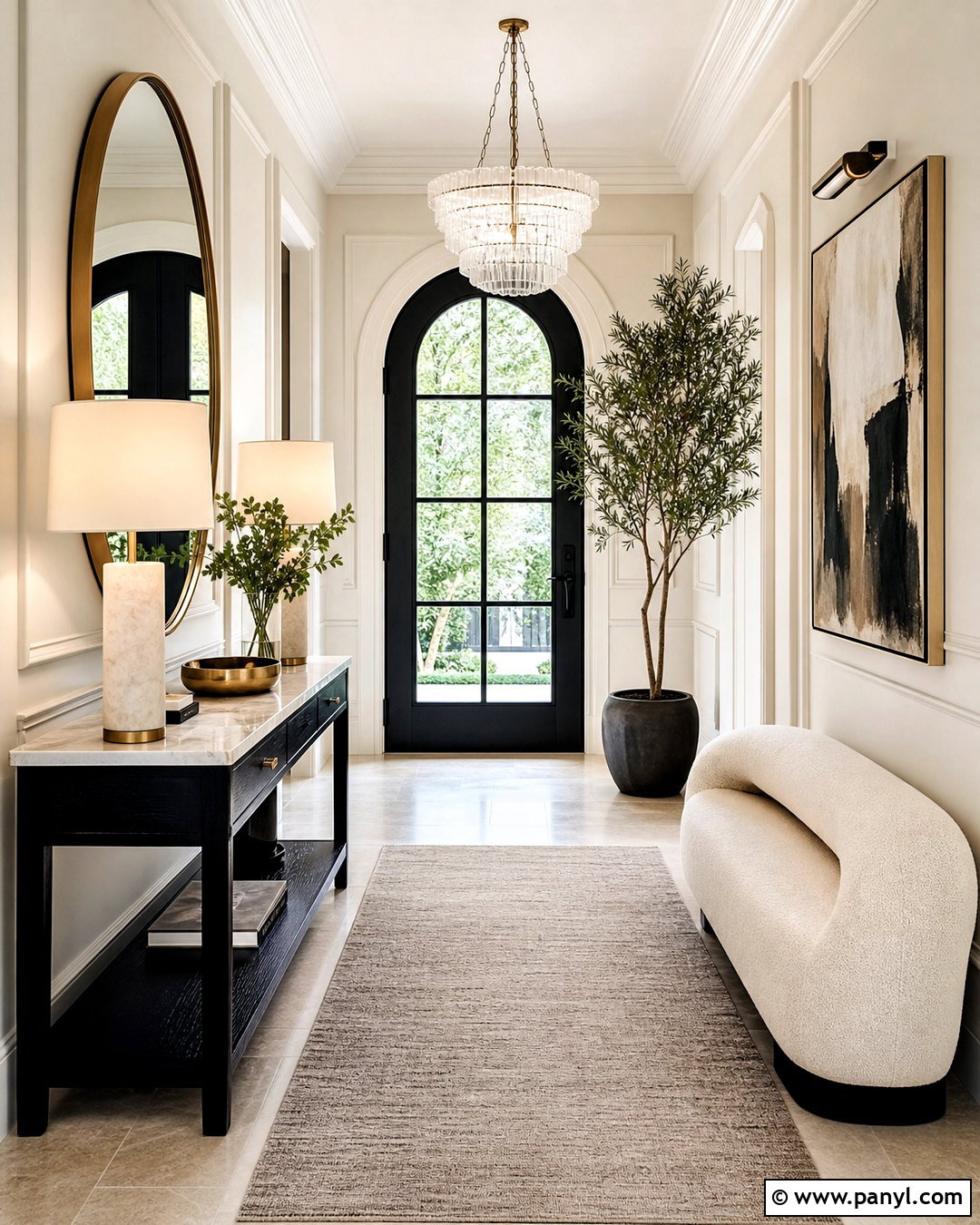 Luxury Entryway With Marble Accents - 20 entryway ideas