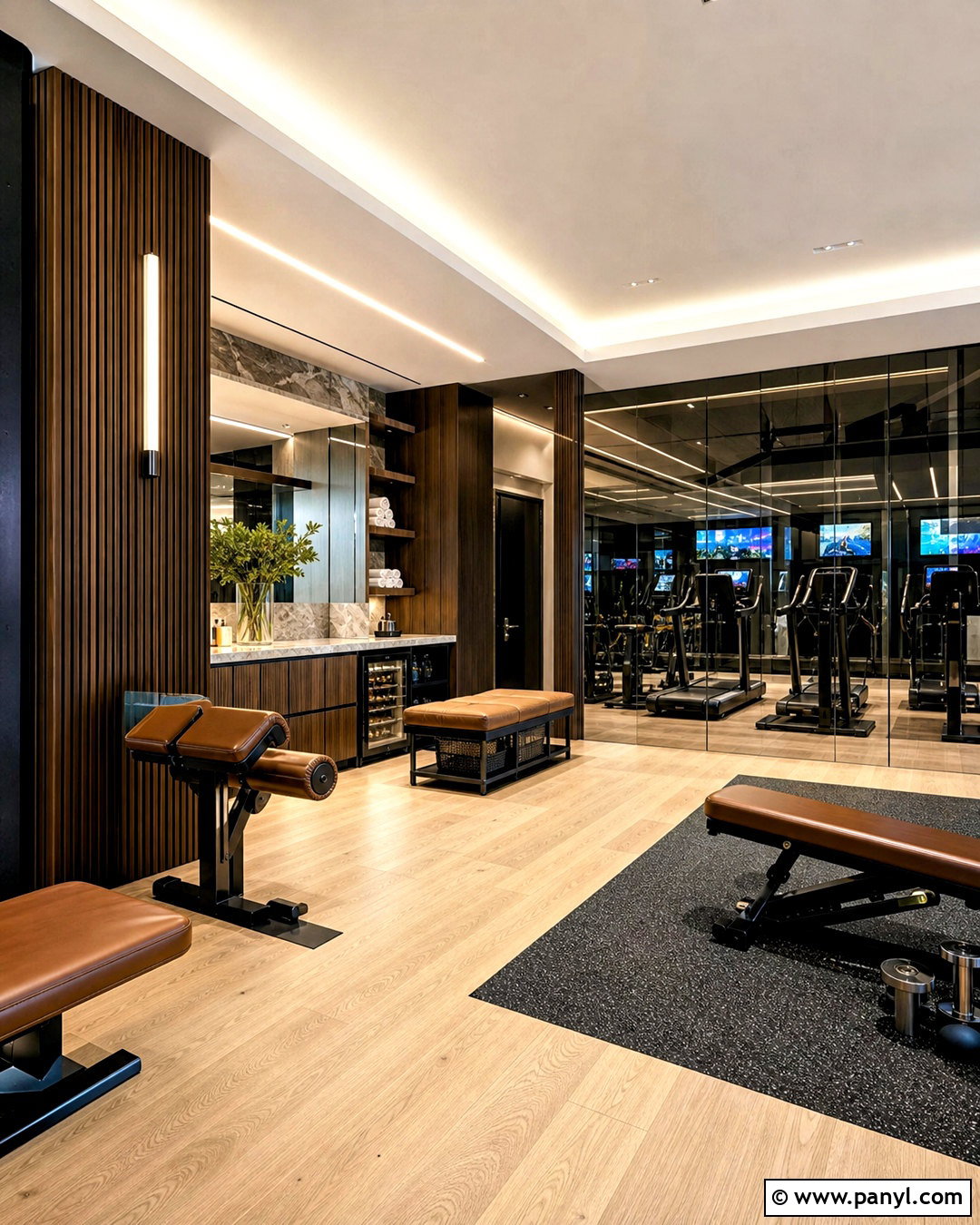 Luxury Fitness Studio Interior - 20 fitness studio design ideas