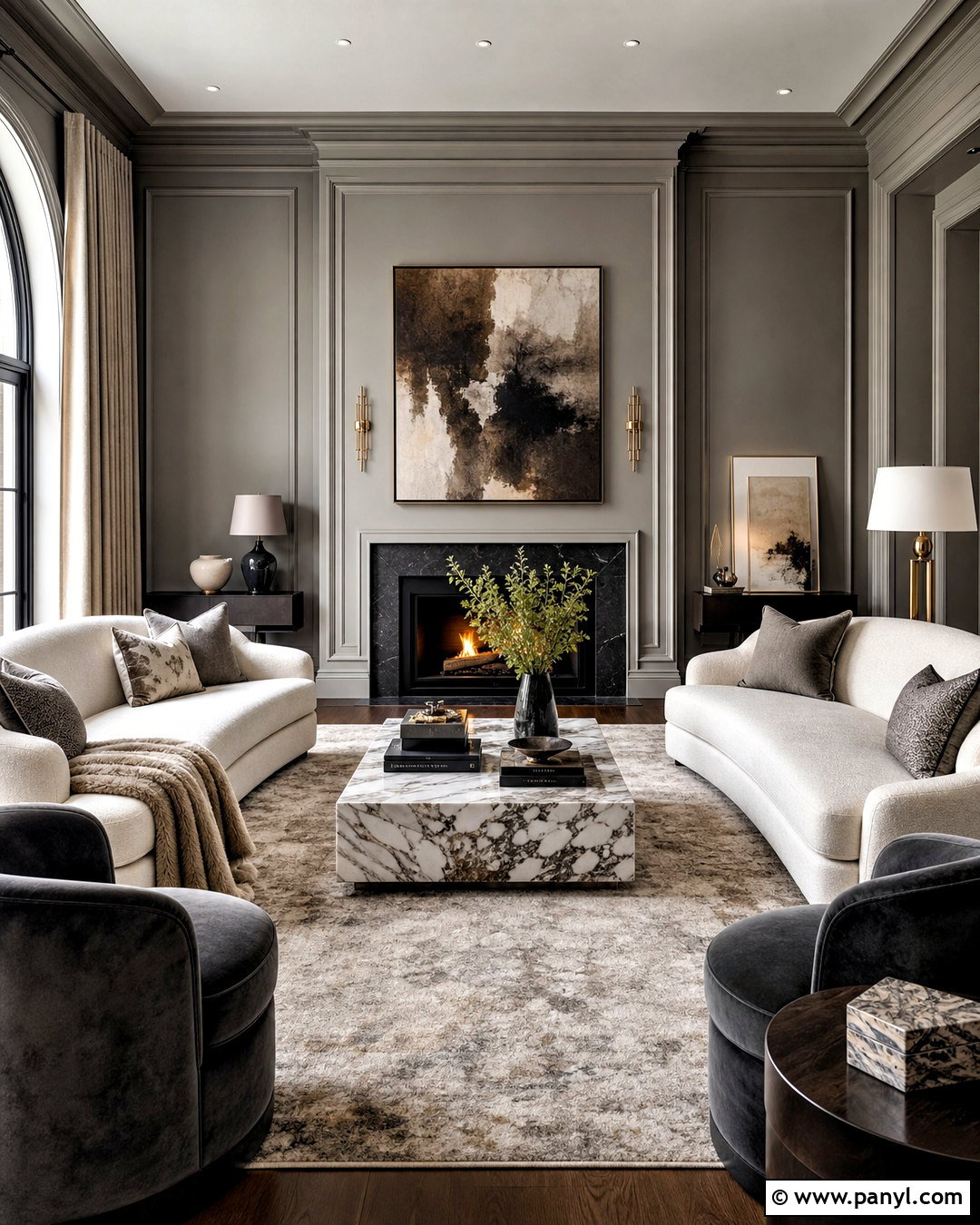 Luxury Gray Sitting Room - 20 gray room decor ideas