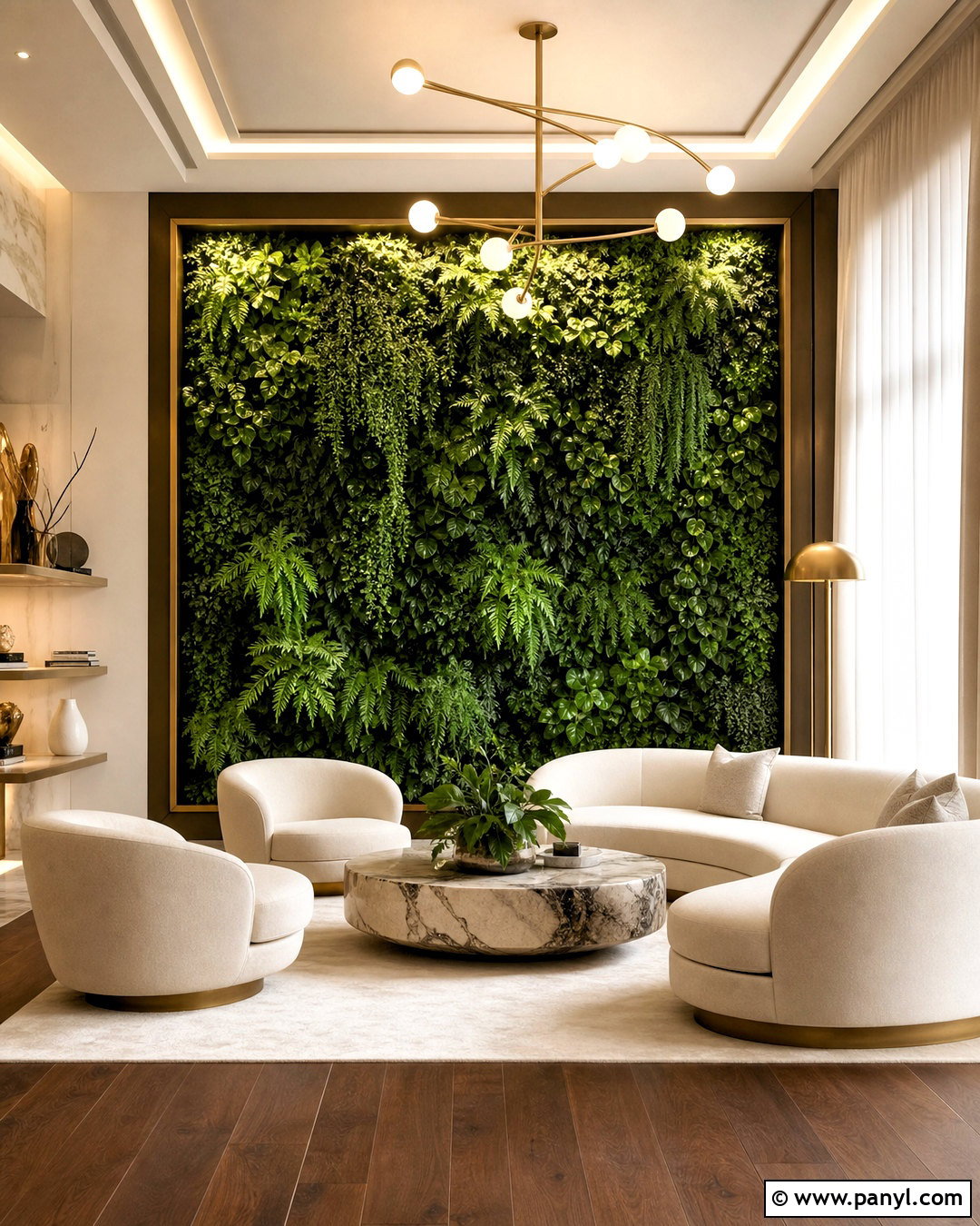 Luxury Green Wall Interior - 20 greenwall interior design ideas
