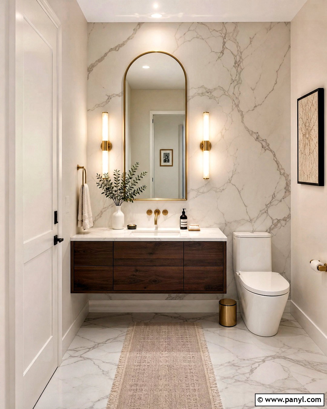 20 Half Bathroom Design Ideas for a Small Space Makeover