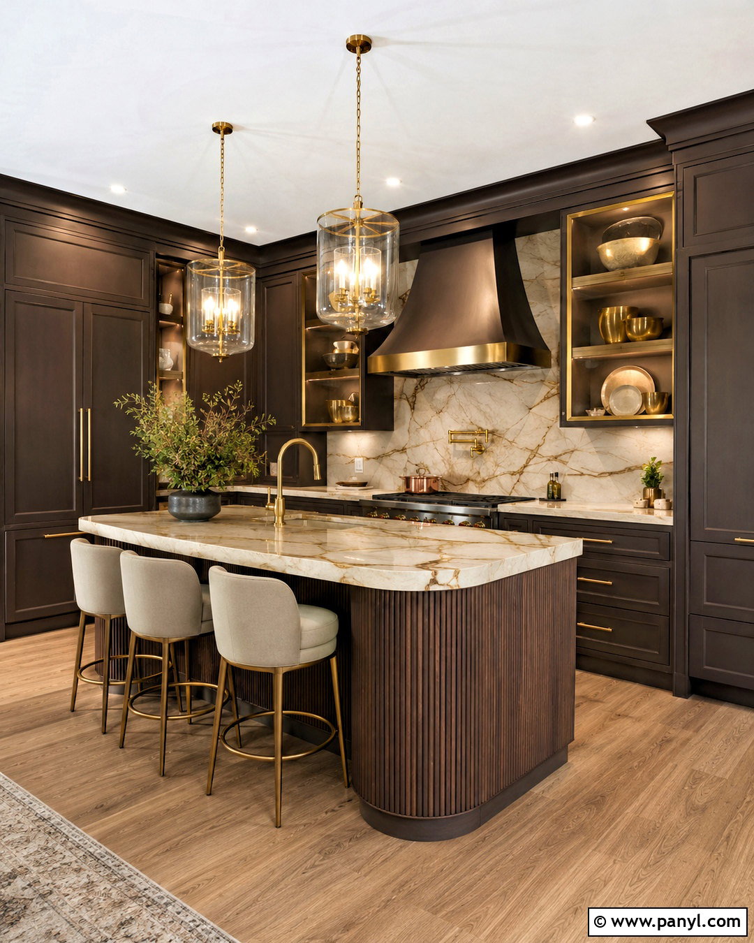 Luxury Mocha Kitchen - 20 mocha kitchen ideas