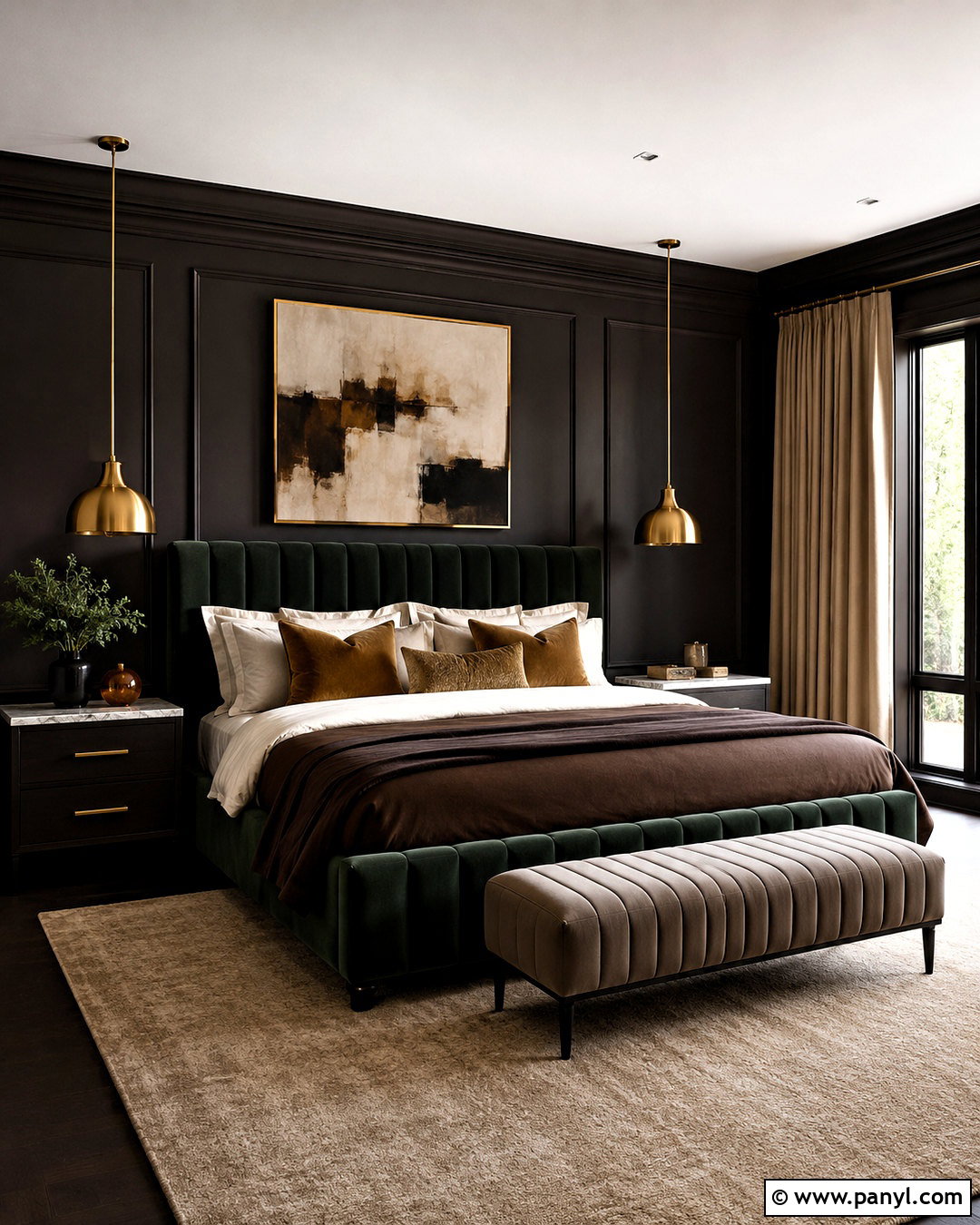 Luxury Moody Bedroom - 20 dark and moody bedroom ideas