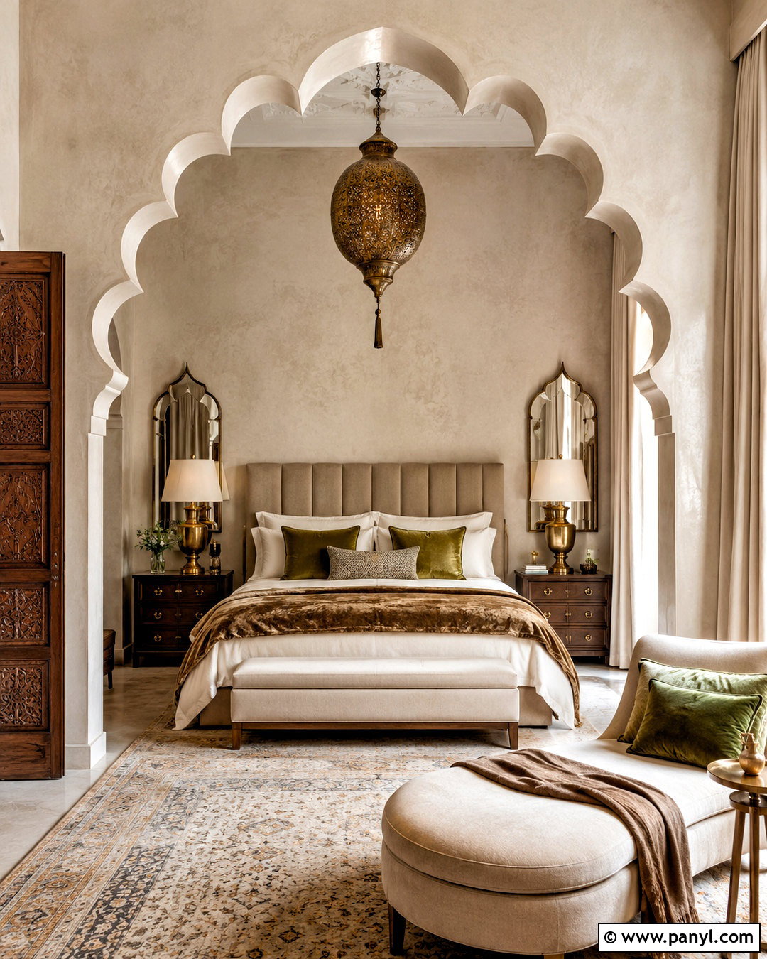 Luxury Moroccan Primary Suite - 20 morroco interior design ideas