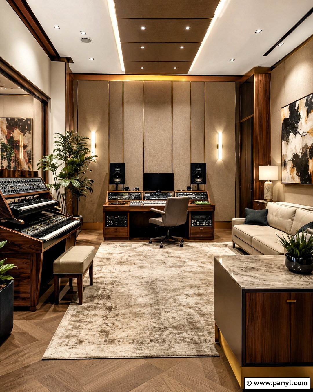 Luxury Music Studio - 20 music studio decor interior design ideas